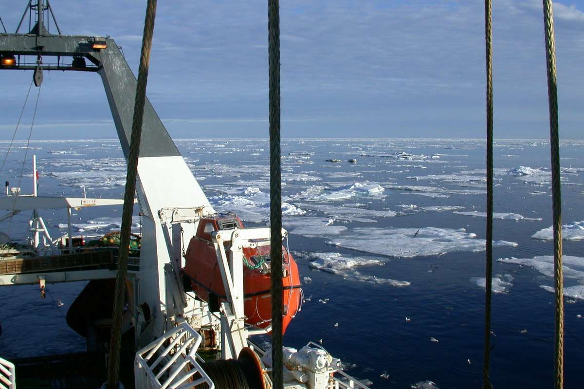 På økosystemtokt ved Svalbard. Illustrasjonsfoto: Monika von Minden / Havforskningsinstituttet