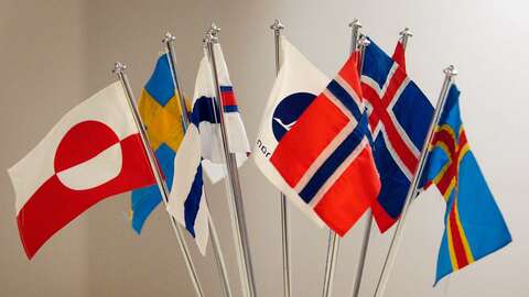 De nordiske flaggene. Foto: Johannes Jansson / Nordisk råd