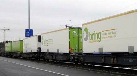 Bring startet i november 2009 opp med «laksetog» mellom Oslo og Rotterdam i Nederland. Foto: Posten Norge AS