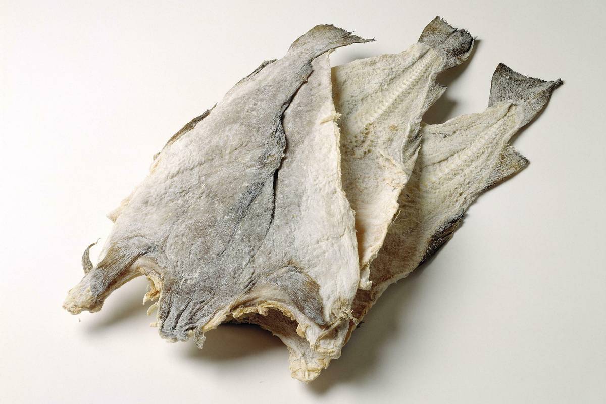 Illustrasjonsfoto: Hel klippfisk. Foto: Alf Börjesson / Norwegian Seafood Council