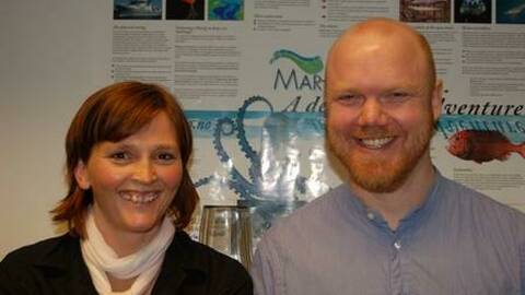 Nye ansikter i Fiskarlaget og FHF: Fagsjef Hanne Digre og prosjektkoordinator Eirik Sigstadstø. Foto: Knut Arne Høyvik / Norges Fiskarlag