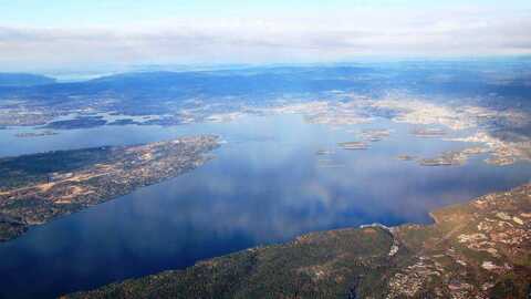 Bunnefjorden utgjør den østlige delen av Indre Oslofjord, som ligger øst for Vestfjorden og Nesodden. Foto: Chell Hill, CC BY-SA 3.0 via Wikimedia Commons