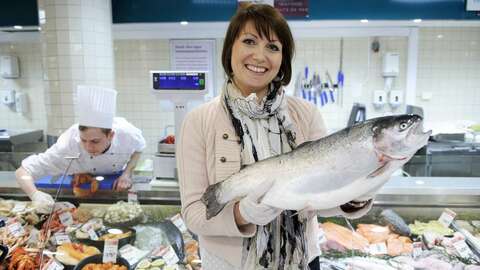 Line Kjelstrup er ansatt som den første norske fiskeriutsendingen til Sverige. Foto: Kristian Helgesen / Norwegian Seafood Council