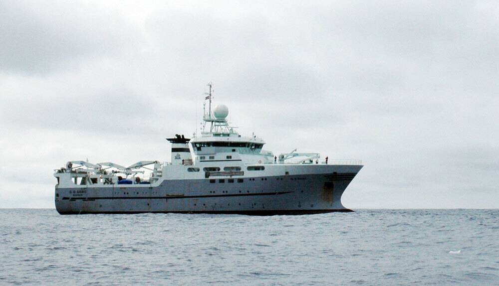 Arkivfoto av forskningsfartøyet «G.O. Sars». Foto: Kjartan Mæstad / Havforskningsinstituttet