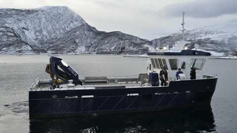 Byggenummer 77 «Karlsøy» ble 20. februar 2012 levert til Lerøy Aurora AS. Foto: Grovfjord Mek. Verksted AS