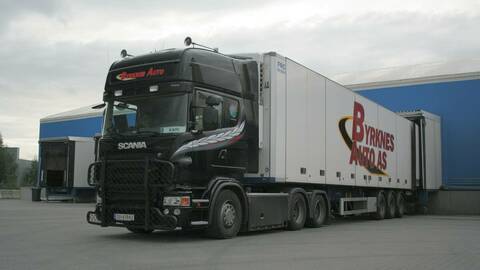 En laksetrailer. Illustrasjonsfoto: Tollpost Globe / Byrknes Auto