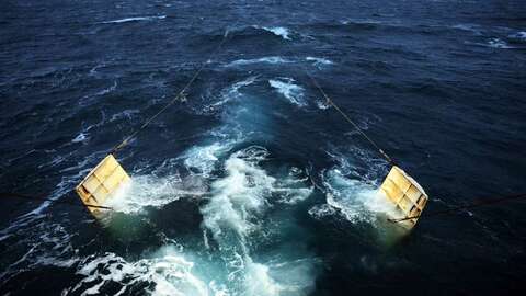 Tråldører går i sjøen. Illustrasjonsfoto: Kjartan Mæstad / Havforskningsinstituttet