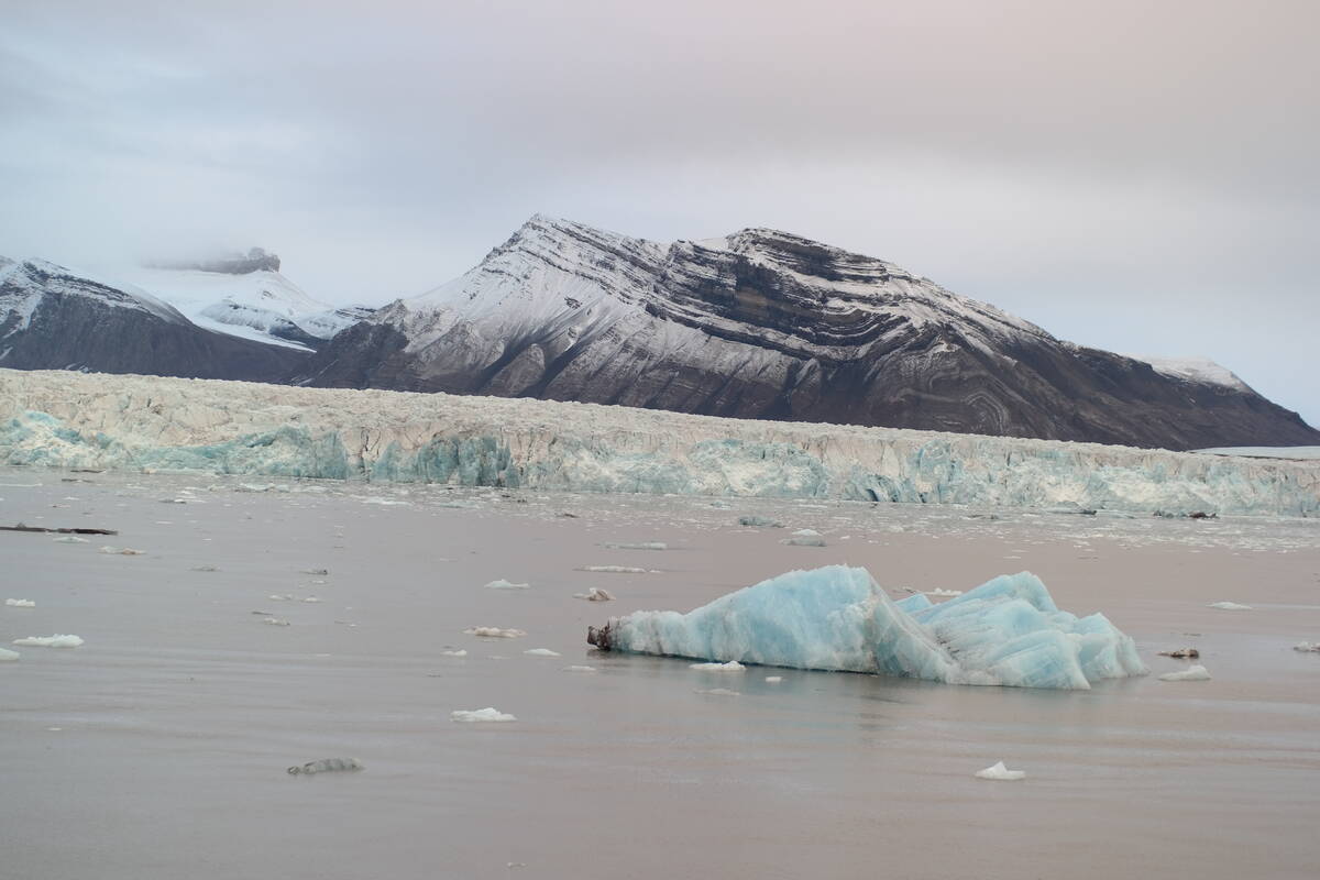 Fra Kongsfjorden på Svalbard. Illustrasjonsfoto: NFD