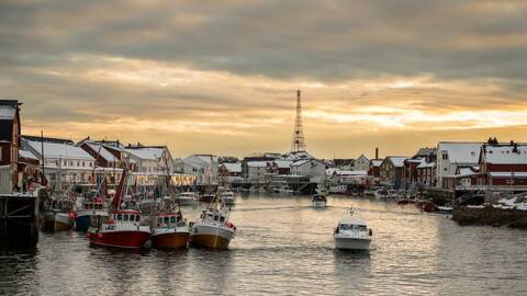 Henningsvær. Illustrasjonsfoto: Vegard Oen Hatten / Fiskeridirektoratet