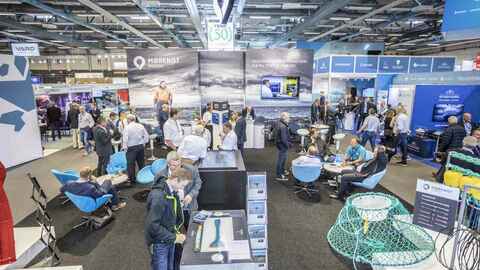 Nor-Fishing 2020 er avlyst, her et bilde fra fiskerimessen i 2018. Foto: Stiftelsen Nor-Fishing