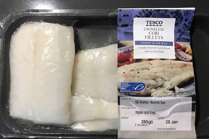 Britiske forbrukere er opptatt av at fisken skal være bærekraftig høstet, og norsk torsk er et populært produkt i britiske butikker. Foto: Norges sjømatråd