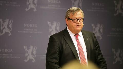 Fiskeri- og sjømatminister Harald T. Nesvik. Foto: NFD