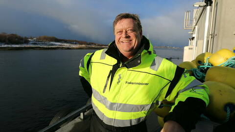 Fiskeri- og sjømatminister Harald T. Nesvik. Foto: Øyvinn Myge / Nærings- og fiskeridepartementet