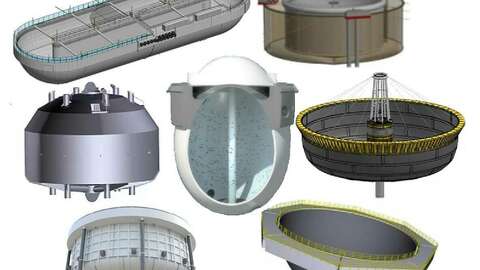 Bildecollage av konsepter i FLO SJØ.