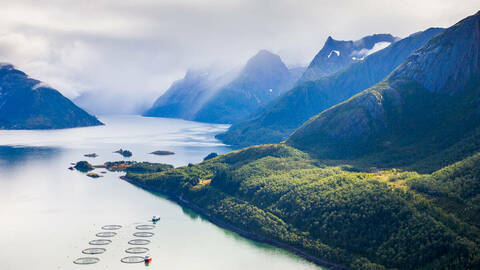 Fotoet viser ett av anleggene til Nova Sea AS. Foto: Nova Sea